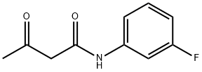 N-(3-氟苯基)-3-氧代丁酰胺 结构式