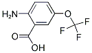 2-AMINO-5-(TRIFLUOROMETHOXY)BENZOIC ACID 结构式