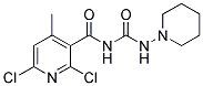 N-[(2,6-DICHLORO-4-METHYL-3-PYRIDYL)CARBONYL]-N'-PIPERIDINOUREA 结构式