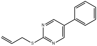 2-(Allylsulfanyl)-5-phenylpyrimidine 结构式