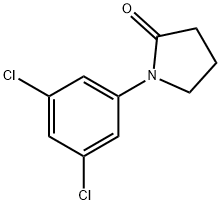 1-(3,5-DICHLOROPHENYL)-2-PYRROLIDINONE 结构式