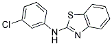 BENZOTHIAZOL-2-YL-(3-CHLORO-PHENYL)-AMINE 结构式