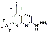 7-Hydrazino-2,4-bis(trifluoromethyl)[1,8]naphthyridine 结构式