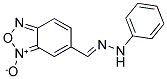 6-(2-PHENYLCARBOHYDRAZONOYL)-2,1,3-BENZOXADIAZOL-1-IUM-1-OLATE 结构式