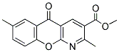 Methyl 2,7-dimethyl-5-oxo-5H-chromeno[2,3-b]pyridine-3-carboxylate 结构式