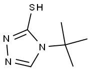 4-叔丁基-4H-1,2,4-三唑-3-硫醇 结构式