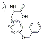 L-TYROSINE-N-T-BOC, O-BENZYL ETHER (RING-13C6) 结构式