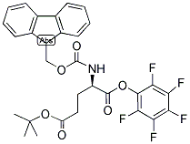 FMOC-D-GLU(OTBU)-OPFP 结构式