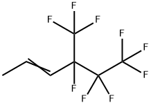 4,5,5,6,6,6-HEXAFLUORO-4-(TRIFLUOROMETHYL)HEX-2-ENE 结构式