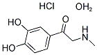 Adrenalone hydrochloride monohydrate 结构式