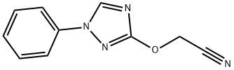 2-[(1-PHENYL-1H-1,2,4-TRIAZOL-3-YL)OXY]ACETONITRILE 结构式