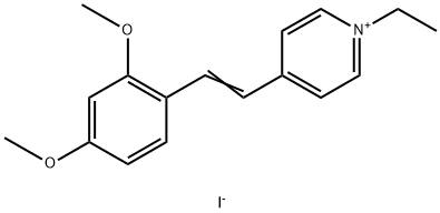4-(2,4-DIMETHOXYSTYRYL)-1-ETHYLPYRIDINIUM IODIDE 结构式