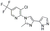 3-CHLORO-2-[2-METHYL-4-(1H-PYRAZOL-5-YL)-1H-IMIDAZOL-1-YL]-5-(TRIFLUOROMETHYL)PYRIDINE 结构式