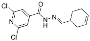 N'-4-CYCLOHEX-3-ENYLMETHYLIDENE-2,6-DICHLOROPYRIDINE-4-CARBOHYDRAZIDE 结构式