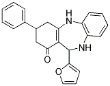 2,10-Diaza-9-(2-furyl)-5-phenyltricyclo[9.4.0.0(3,8)]pentadeca-1(11),3(8),12,14-tetraen-7-one 结构式