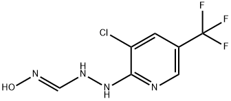 N'-[3-CHLORO-5-(TRIFLUOROMETHYL)-2-PYRIDINYL]-N''-HYDROXYIMINOFORMIC HYDRAZIDE 结构式