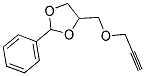 2-PHENYL-4-[(PROP-2-YNYLOXY)METHYL]-1,3-DIOXOLANE 结构式