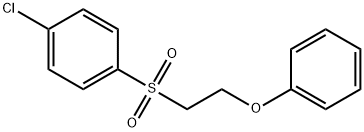 (4-CHLOROPHENYL)(DIOXO)(2-PHENOXYETHYL)-LAMBDA6-SULFANE 结构式