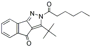 3-(TERT-BUTYL)-2-HEXANOYLINDENO[3,2-C]PYRAZOL-4-ONE 结构式