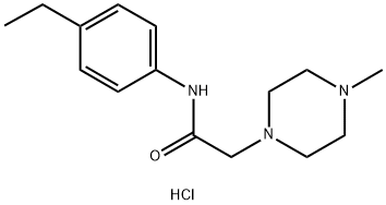 1-[2-(4-ETHYLANILINO)-2-OXOETHYL]-4-METHYLHEXAHYDROPYRAZIN-1-IUM CHLORIDE 结构式