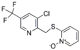 2-(([3-CHLORO-5-(TRIFLUOROMETHYL)-2-PYRIDYL]METHYL)THIO)PYRIDINIUM-1-OLATE 结构式