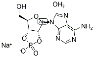 ADENOSINE 2',3'-CYCLIC MONOPHOSPHATE, SODIUM SALT HYDRATE 结构式