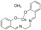 N,N'-BIS(SALICYLIDENE)ETHYLENEDIAMINOCOBALT(II) HYDRATE 结构式