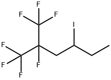 1,1,1,2-四氟-4-碘-2-(三氟甲基)己烷 结构式
