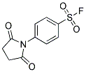 4-(2,5-DIOXOTETRAHYDRO-1H-PYRROL-1-YL)BENZENE-1-SULPHONYL FLUORIDE 结构式