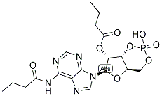 二丁酰环磷腺苷钙 结构式