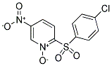 2-[(4-CHLOROPHENYL)SULFONYL]-5-NITROPYRIDINIUM-1-OLATE 结构式