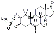 DEHYDROEPIANDROSTERONE SULFATE, SODIUM SALT, [1,2,6,7-3H(N)]- 结构式