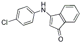 3-((4-CHLOROPHENYL)AMINO)INDEN-1-ONE 结构式