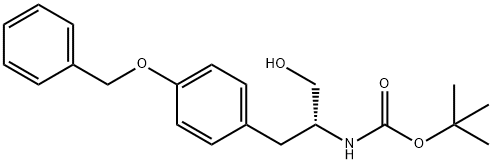 BOC-D-4-苄氧基酪氨醇 结构式