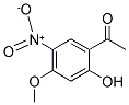 1-(2-HYDROXY-4-METHOXY-5-NITROPHENYL)ETHAN-1-ONE 结构式