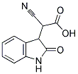 2-氰基-2-(2-OX吲哚啉-3-基)乙酸 结构式