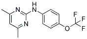N-[4-(TRIFLUOROMETHOXY)PHENYL]-4,6-DIMETHYLPYRIMIDINAMINE 结构式
