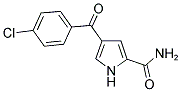 4-(4-CHLORO-BENZOYL)-1H-PYRROLE-2-CARBOXYLIC ACID AMIDE 结构式