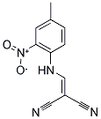 (((4-METHYL-2-NITROPHENYL)AMINO)METHYLENE)METHANE-1,1-DICARBONITRILE 结构式