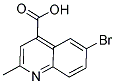 2-甲基-6-溴喹啉-4-羧酸 结构式