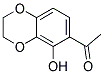 1-(5-HYDROXY-2,3-DIHYDRO-1,4-BENZODIOXIN-6-YL)ETHAN-1-ONE 结构式