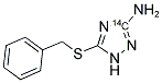 3-AMINO-5-BENZYLTHIO-1,2,4-TRIAZOLE, [3-14C] 结构式