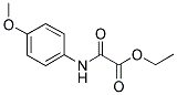 ETHYL 2-(4-METHOXYANILINO)-2-OXOACETATE 结构式