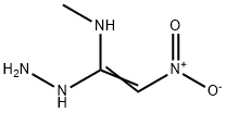 1-HYDRAZINO-N-METHYL-2-NITRO-1-ETHYLENAMINE 结构式