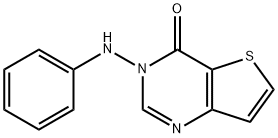 3-ANILINOTHIENO[3,2-D]PYRIMIDIN-4(3H)-ONE 结构式