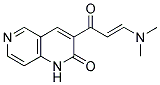 3-[(E)-3-(DIMETHYLAMINO)-2-PROPENOYL]-1,6-NAPHTHYRIDIN-2(1H)-ONE 结构式