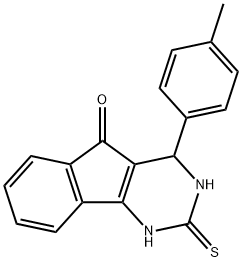 4-(4-METHYLPHENYL)-2-THIOXO-1,2,3,4-TETRAHYDRO-5H-INDENO[1,2-D]PYRIMIDIN-5-ONE