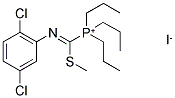 [[(2,5-DICHLOROPHENYL)IMINO](METHYLTHIO)METHYL](TRIPROPYL)PHOSPHONIUM IODIDE 结构式