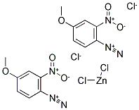 1-AMINO-4-METHOXY-2-NITROBENZENE DIAZOTATE 结构式