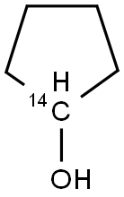 CYCLOPENTANOL, [1-14C] 结构式